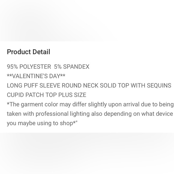 Sequin Cupid Top - Black - Picture 2 of 5